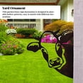 thumbnail image 4 of Decoración de valla de jardín de metal, césped al aire libre, patio, árbol, letrero colgante, adornos de arte para patio exterior, animal 1 Vogacara HA008504-01, 4 of 6