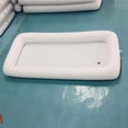 thumbnail image 3 of 1 paquete de barra inflable para servir hielo, 135*65 cm, enfriador de bebidas para fiestas en la piscina, bandeja de hielo, contenedores de bebidas para fiestas de verano, 3 of 5