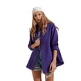 thumbnail image 4 of VAVONNE Womens Stylish Loose Fit Blouses, Casual Button Down Shirts, 4 of 8