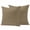 Brown, variant on 2 Pack Outdoor Waterproof Throw Pillow Covers,Classic Solid Dark Red Decorative Square Pillow Case Patio Pillowcases for Chair Couch Sofa 18x18in