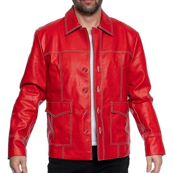 Fight Soap Tyler Leather Jacket Halloween Costume Fighter Cosplay