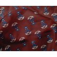 thumbnail image 4 of oneOone Silk Tabby Fabric Leaves & Floral Block Printed Craft Fabric BTY 42 Inch Wide, 4 of 4