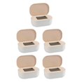 thumbnail image 3 of relayinert Stylish Desktop Countertop Mask Dispenser Storage Box with Lid Spacious Holder Plastic Baby Pink 21x14x7.8cm 5Set, 3 of 6