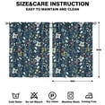 thumbnail image 2 of Light Floral Window Drapes 42x54 Inch, 2 Panels Rod Pocket Blackout Curtains for Bedroom and Peaceful Mood, 2 of 2