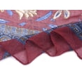 thumbnail image 4 of Bufandas De Poliéster Playa Grande Mantón Envolturas Estilo Vintage Para Mujeres Borgoña 71"x35.5", 4 of 6