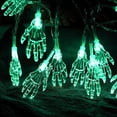 thumbnail image 4 of POINTERTECK Decoration String Light 1.65M GhostHand String Lights Battery And Solar Powered String Lights For Outdoor Decorations Home & Garden Blue One Size, 4 of 9