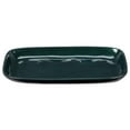 thumbnail image 2 of G.E.T. Rustic Plastic Rectangular Dinner / Serving Platter, 12" x 7.5", Green (Set of 12), 2 of 3