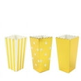 thumbnail image 5 of BalsaCircle 36 Gold White 5" Popcorn Style Cardboard Candy Gift Favor Boxes Party Events Decorations Supplies, 5 of 8