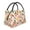 Peach With Leaves1, variant on Vsdgher Peach With Leaves Print Insulated Reusable Bags with Sturdy Zipper and Handles, Foldable Totes for Hot or Cold Food Bring or Delivery