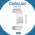thumbnail image 2 of Bracelet Blanks Stainless Steel Blank Bracelet Cuff Bangle Bracelet for DIY Jewelry Making Customizing Bangle Handmade Bracelets Blanks for Making Presents Stamping Jewelry, 2 of 7
