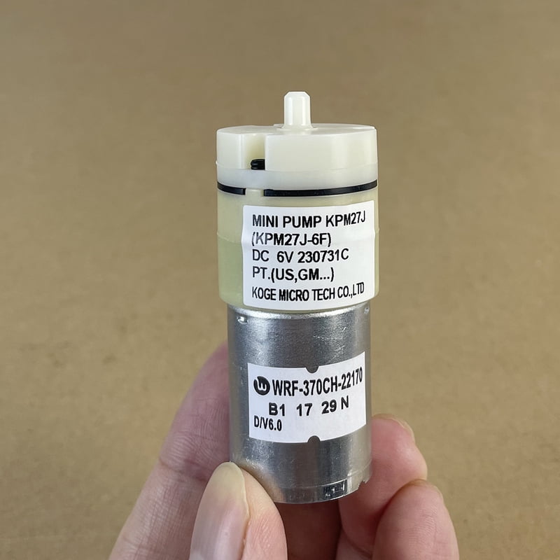 KO KPM27J-6F DC 6V Small Diaphragm Pump Mini 27mm 370 Air Pump for Fish Tank Aquarium Pumping Blood Pressure Tester Tonometer
