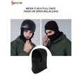 thumbnail image 4 of Spencer Women Men Windproof Warm Fleece Hat & Scarf Balaclava Hood Ski Full Face Mask Neck Warmer Cold Weather Headwear for Snowboard Winter Sports "Navy", 4 of 7
