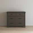 thumbnail image 5 of Child Craft Redmond 42" Interlocking 3-Drawer Dresser for Nursery or Bedroom, Rustic Design, Dapper Gray, 5 of 6