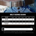 thumbnail image 6 of Wrangler Reversible Belt for Men, Men's 2-in-1 Dress Casual Everyday Jean Style Leather Belt, Cut to Fit 36-48 (Regular & Big & Tall Sizing, Brown/Black), 6 of 10