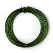 Cousin DIY Coated Copper Wire, Green Finish, 20 Gauge, 24 ft Roll