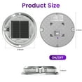 thumbnail image 4 of Quntis Solar Deck Lights 12 Pack , 11 Lighting Modes Solar Dock  Lights, IP68 Waterproof Solar Step Lights for Garden Pathway Driveway Step Dock Ground, 4 of 12
