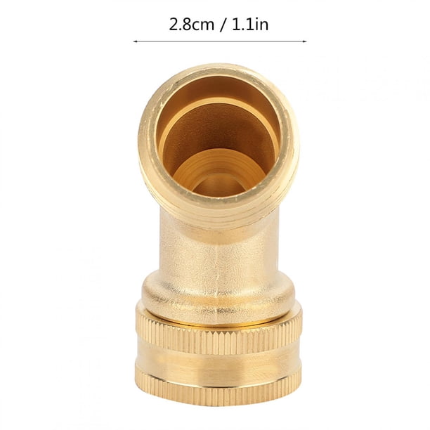 Adaptador de conector de Válvula de Bola de Codo de Latón 3/4 Para Manguera de Jardín Con Junta