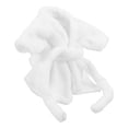 thumbnail image 3 of Miangastore Doll Clothes Mini Bear Doll Robe White Plush 1Set 11.4X7.5X0.2In, 3 of 8