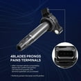 thumbnail image 3 of UF506 C1452 Ignition Coil (Set of 1) Compatible with Lexus RX330 ES330 RX400h Toyota Camry Highlander Sienna Solara V6 3.3L Replacement for 90919-02246, 3 of 7