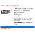 thumbnail image 2 of Left Headlight Assembly - Compatible with 1997 - 1999 Buick LeSabre 1998, 2 of 2