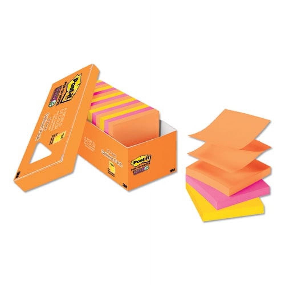 Pop-Up 3 X 3 Note Refill, Rio De Janeiro, 90 Notes/pad, 18 Pads/pack | Bundle of 5 Packs