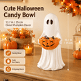thumbnail image 5 of Little Ghost Halloween Advent Calendar 2026, 24 Collectible Mini Ghost Figurines With 3 Hidden Mystery Ghosts, LED Light Display Box Spooky Home Decor Gift, 5 of 11