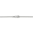 thumbnail image 4 of 18K White Gold chain Cable Diamond-cut 20 in 1.15 mm, 4 of 5