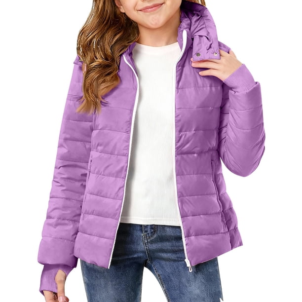 Abrigo de invierno cálido con capucha para niños, chaqueta ligera y gruesa acolchada de algodón, abrigo para niños