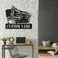 thumbnail image 4 of Craftnamesign Custom US Excavator Metal Wall Art LED Light, Custom Excavator Driver Name Sign, 4 of 5