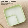 thumbnail image 4 of Lunch Box Compartments Portable Office Square Oven Food Container Food Container Storage Sealing Plastic Carrying Kitchen Organizer with Spoon Purple, 4 of 8