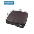 thumbnail image 3 of KBH Center Console Cover for 2019-2026 Dodge Ram 1500/2500/3500, Middle Console Armrest Cover for Ram 1500 Accessories, Anti-Scratch Leather Cushion Pad, Black-Red Stitch, 3 of 7