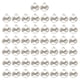 thumbnail image 1 of 50 piezas de bisutería de aleación de zinc con colgante de gancho para el meñique, collar con diseño de meñique Plata antigua, 1 of 8