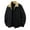 Mens Jackets & Coats Black, variant on Big & Tall Corduroy Jackets for Men with Pockets Plus Size M-4X Fleece Lined Coats Zip-Up Collared Long Sleeve Thermal Warm Vintage Outerwear Jacket