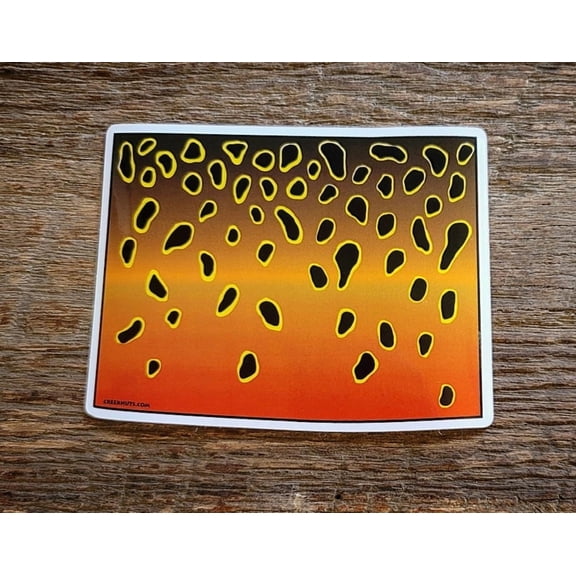 Colorado Cutthroat Trout Skin Sticker Decal