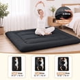 thumbnail image 5 of CONCETTA Memory Foam Futon Mattress, Full Size, Foldable Tatami Floor Mattress with Storage Bag, Black, 5 of 10