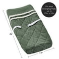 thumbnail image 5 of Sweet Jojo Designs Diamond Tuft Green and Ivory Changing Pad Cover, 5 of 6