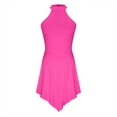 thumbnail image 3 of Usmixi Rompers for Women Party Club Sexy Back Hollow out Empire Waist Irregular Hem Tank Jumpsuits Crewneck Sleeveless Formal Solid Short Womens Jumpsuits on, 3 of 6