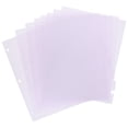 thumbnail image 2 of Shisuyan Plastic Binder Index Dividers Lavender 8Pcs Rectangular Design, 2 of 9