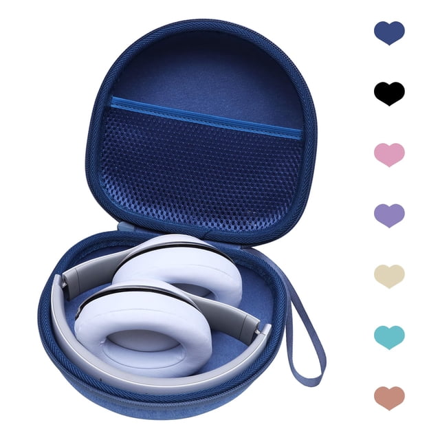 Funda para auriculares L LTGEM compatible con auriculares supraaurales con cancelación de ruido Beribes/Tozo/Kvidio/Beats/SoundCore Anker, azul