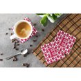 thumbnail image 3 of Letter E Football Crimson grey and white Foam Coaster Set of 4, 3 of 3