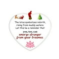 thumbnail image 2 of JingChun Christmas in Heaven Ornament, Christmas Ornaments with Lotus flower, Remembrance Hanging Decor, Sympathy Gift for Loss one, 2 of 3