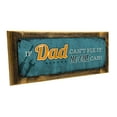 thumbnail image 1 of Framed If Dad Can’t Fix It, No One Can 4"x12" Metal Sign, Wall Décor for Porch, Patio, and Deck, 1 of 4