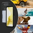 thumbnail image 5 of Waterproof Rugged Case designed for Samsung Galaxy S23 Plus 6.6",Built-in 6H Screen Protector Full-Body Protection Shockproof Dustproof Waterproof Anti-Scratch Wireless Charging Case for S23+,Black, 5 of 9