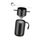 thumbnail image 1 of Cafetera de goteo manual con aislamiento térmico, cafetera de acero inoxidable. negro, 1 of 9
