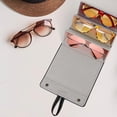 thumbnail image 4 of Unaone Travel Sunglasses Organizer, Foldable Sunglasses Travel Case for Multiple Sunglasses, Hanging Glasses Storage Box, 4 of 7
