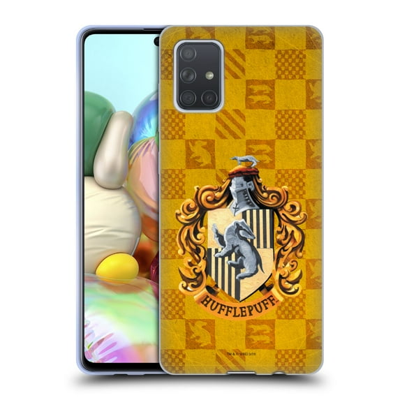 Head Case Designs Officially Licensed Harry Potter Prisoner Of Azkaban I Hufflepuff Crest Soft Gel Case Compatible with Samsung Galaxy A71 (2019)