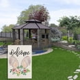 thumbnail image 4 of Aunavey Festive Easter Linen Garden Flag for Outdoor Yard Garden, 4 of 9