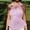 Pink, variant on Striped Halter Tops for Women Tie Backless Button Down Sleeveless Collar V Neck Peplum Top Summer Office Casual Going Out Blouses