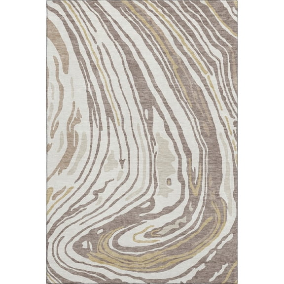 Dalyn Rugs Premium Machine Washable Mayfield AMF1051 Taupe 5' x 7'6" Rug