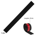 thumbnail image 3 of Comefolife Door Draft Stopper, Under Door Sweep for Exterior & Interior Doors, Weather Stripping Door Seal, Garage Window Blocker Noise Cold Air Insulation, Draft Guard Black-35.4in, 3 of 9